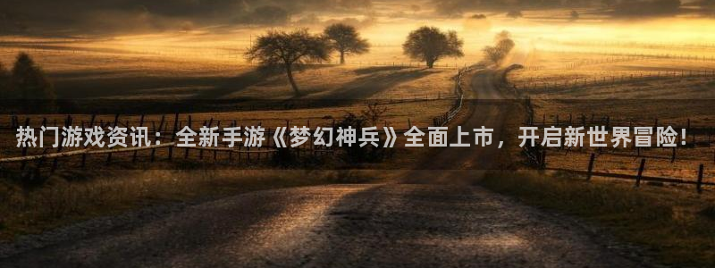 鼎点娱乐网页登录入口官网：热门游戏资讯：全新手游《梦幻神兵》