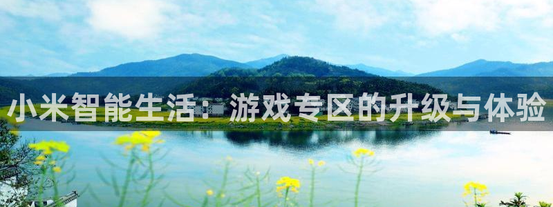 鼎点娱乐官方平台：小米智能生活：游戏专区的升级与体验