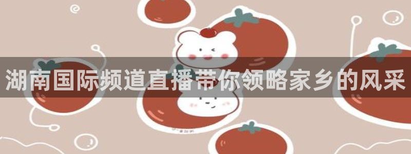 斗球直播app官方版：湖南国际频道直播带你领略家乡的风采